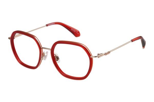 163 crystal red/ satin gold
